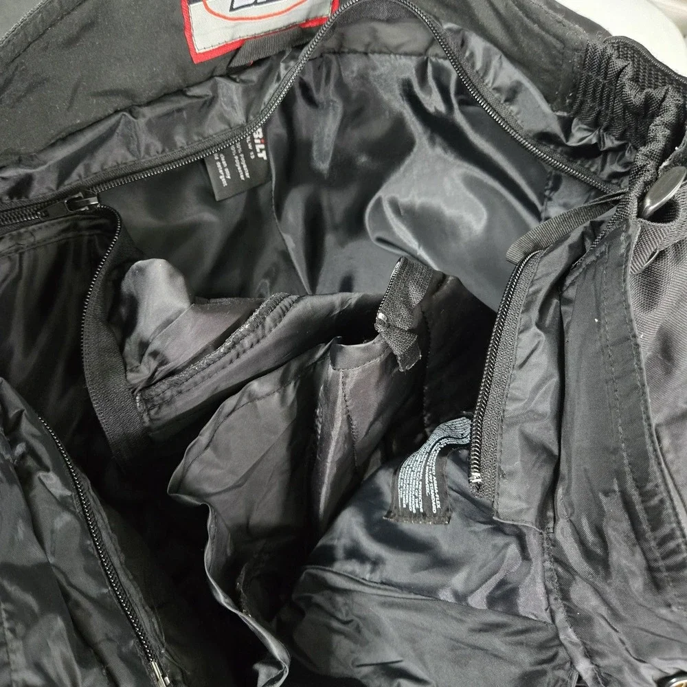BILT Men Pants 32 Black BLW 13 Motorcycle Pants Storm Waterproof Zipper 30